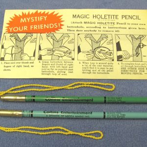 Vintage Holetite Pencils With Collins Entertainment
