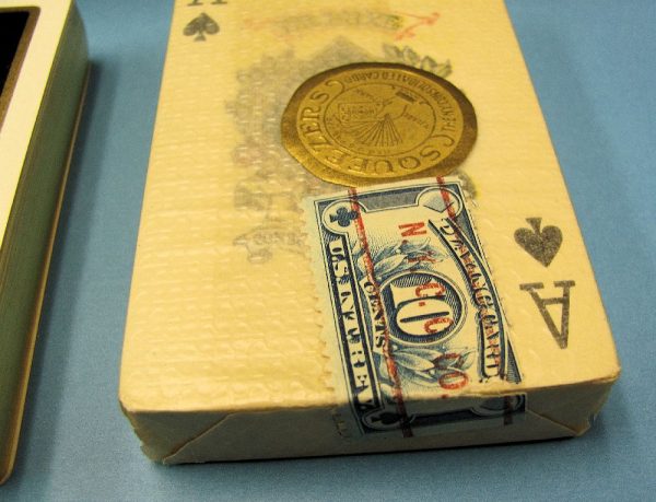 Vintage Pair of Playing Cards Deluxe #142 in Case-3