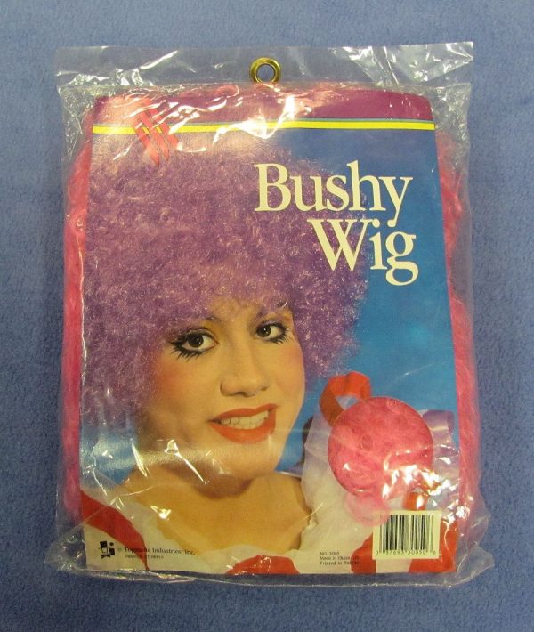 Bushy Clown Wig (Pink)