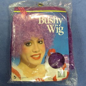 Bushy Clown Wig (Purple)