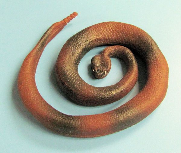 Rubber Snake - Brown and Black