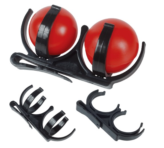 Two-Ball Holder