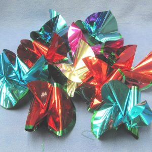 10 Jumbo Mylar Spring Flowers