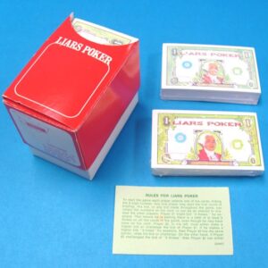 liar's poker decks with dispenser and instructions