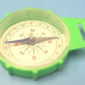 Plastic Toy Compass - Green