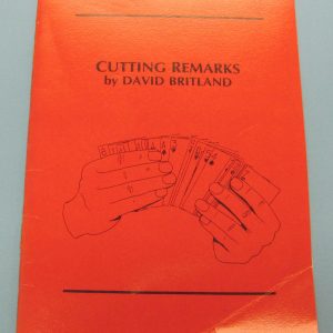 Cutting Remarks (David Britland)