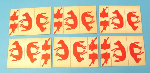 Horse and Rider Puzzle (Lot of 6)