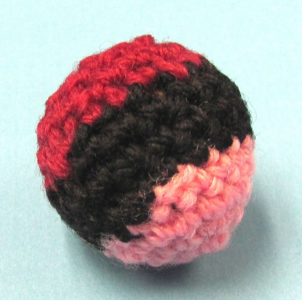 Multi-Colored Handknit Ball 1 Inch (Canada)