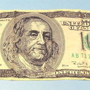 100 Dollar Bill Silk (18 Inch) Dark Colored