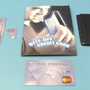 Bite-Off Credit Card (Menny Lindenfeld)