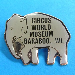 Circus World Museum Enamaled Elephant Pin