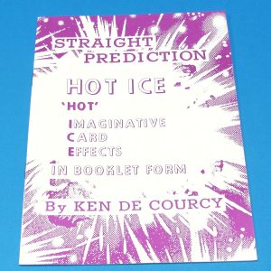 Straight Prediction (Ken De Courcy)