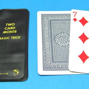 Vintage Royal Magic Two Card Monte With Black Holder
