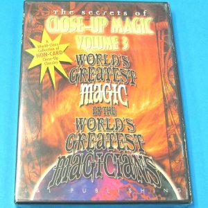 The Secrets of Close-Up Magic DVD Volume 3