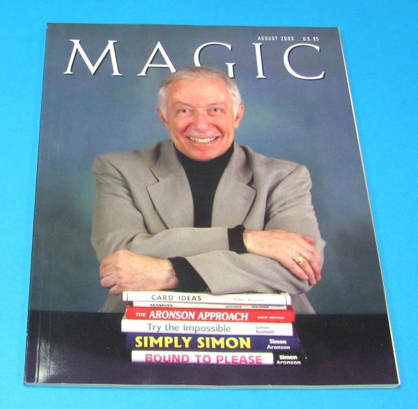 Stan Allen's Magic Magazine Aug 2003 Simon Aronson