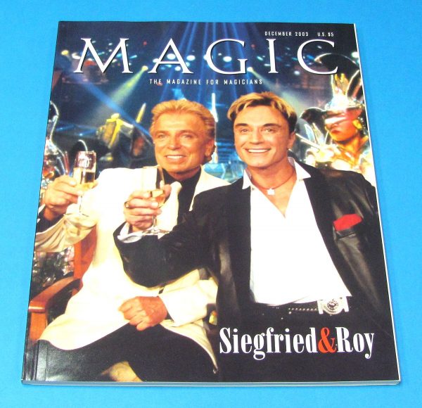 Stan Allen's Magic Magazine Dec 2003 Siegfried and Roy