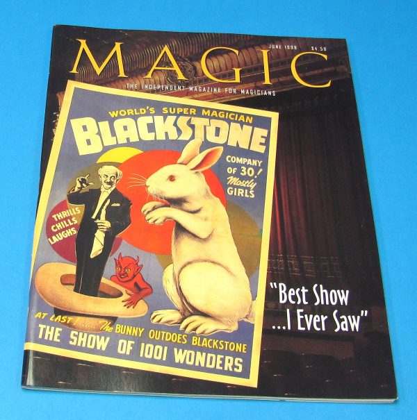 Stan Allen's Magic Magazine June 1998 Blackstone Sr