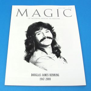 Stan Allen's Magic Magazine March 2000 Doug Henning