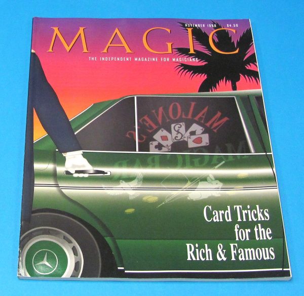 Stan Allen's Magic Magazine Nov 1998 Card Tricks For The Rich and Famous