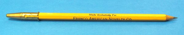 Franco American Novelty Company Double Ended Pencil