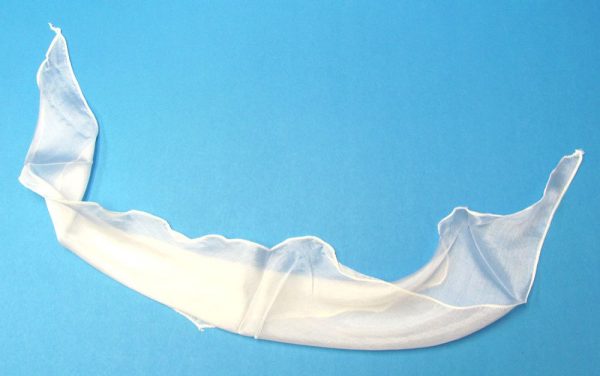 18 Inch Diamond Cut Silk - White
