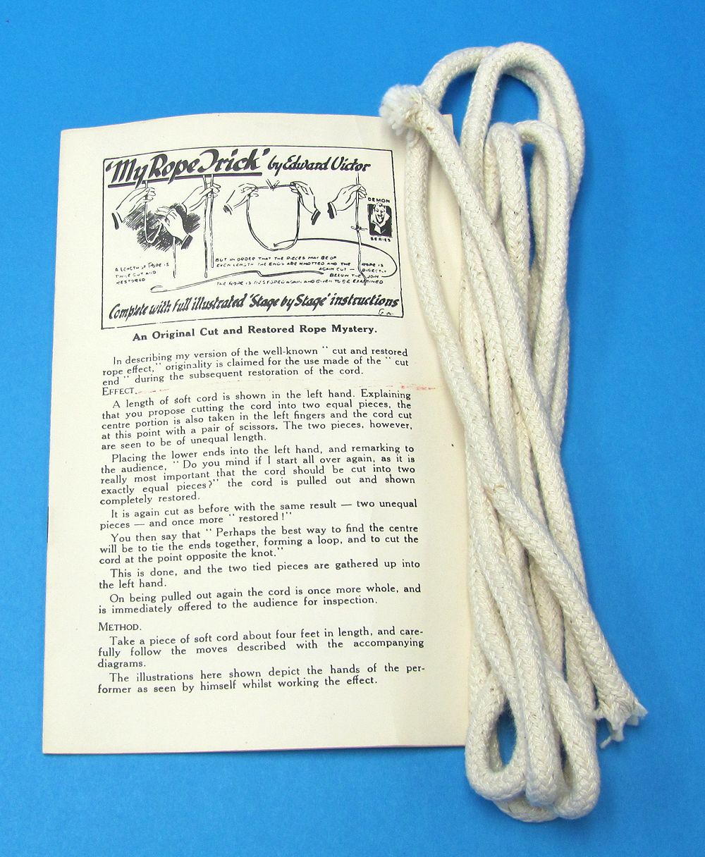 Cut and Restored Rope - Magic Trick 