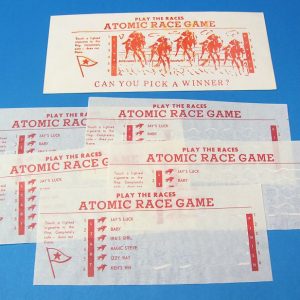 Vintage Atomic Race Game Novelty