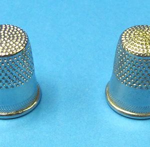 Four Metal Thimbles (Small)