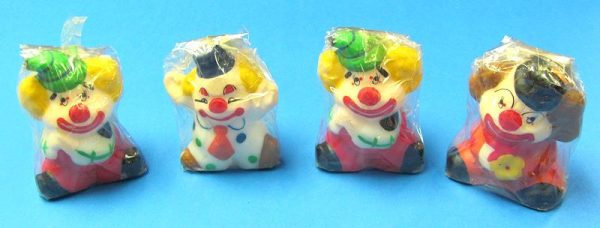 Four Small Clown Candles