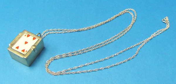 Miniature Card Holder Necklace