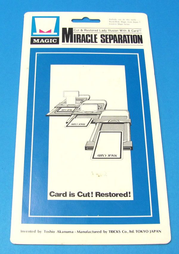 Miracle Separation Instruction Card