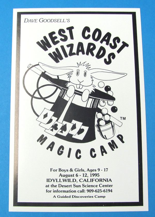 West Coast Wizard's Magic Camp Advertisement
