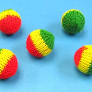Crochet 5 Balls Combo Set - 1 Inch Multicolor