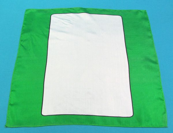 Green Blank Card Silk