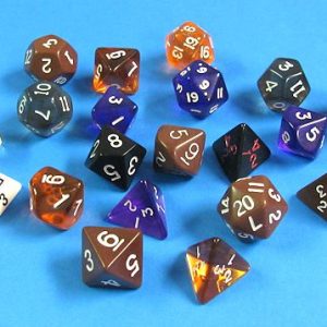 20 Different Multi-Sided Odd Shaped Dice