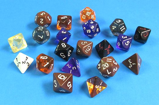 20 Different Multi-Sided Odd Shaped Dice