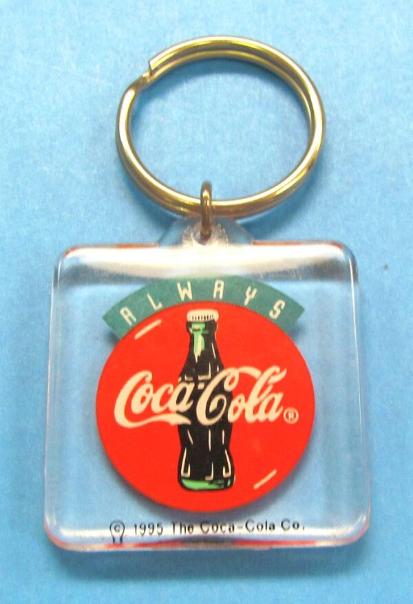 1995 always coca cola key ring