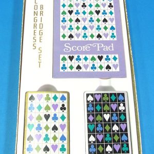 Congress Bridge Set With Card Pips Backs