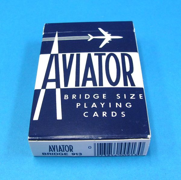 Aviator Bridge-Size Playing Cards - Blue Backs - Unopened