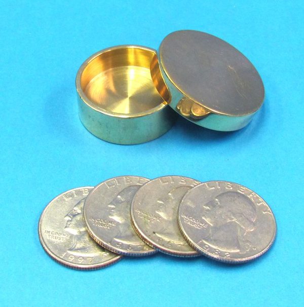 Boston Box - Brass - Quarter Size