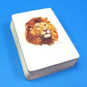 Head of Lion Playing Cards