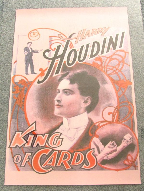 Houdini King of Cards Poster