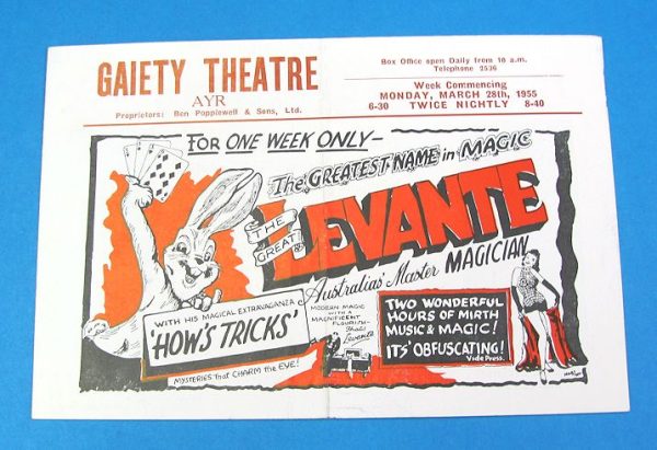 Vintage Levante Flyer