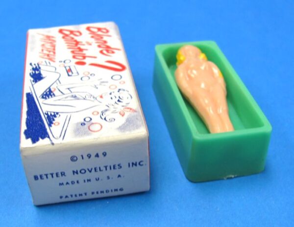 blonde in bathtub mystery (1949 better novelties, inc.)