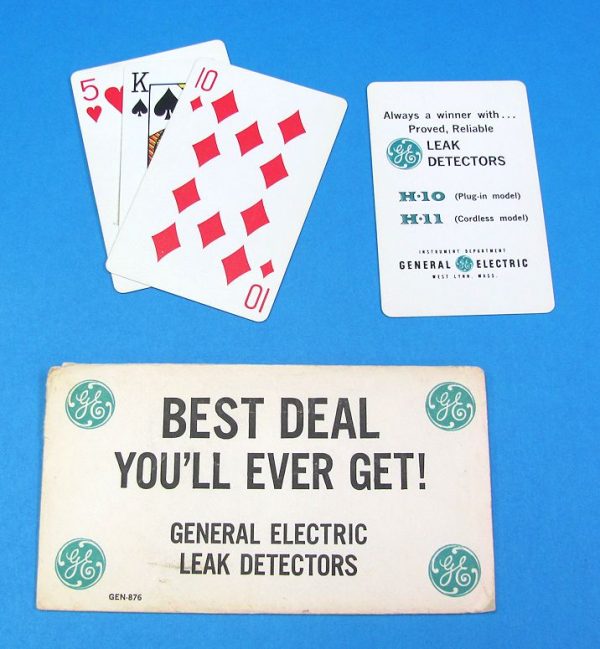 GE 3 Card Monte Advertising