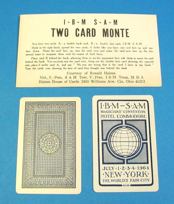 IBM SAM 2 Card Monte World's Fair Advertising