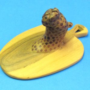 Small Mounted Leopard Head-2