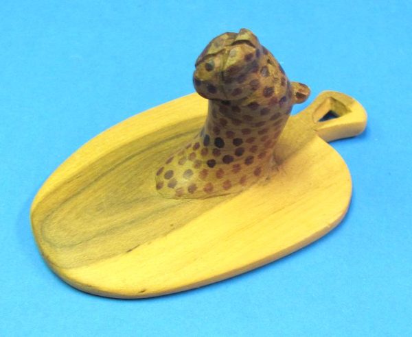 Small Mounted Leopard Head-2