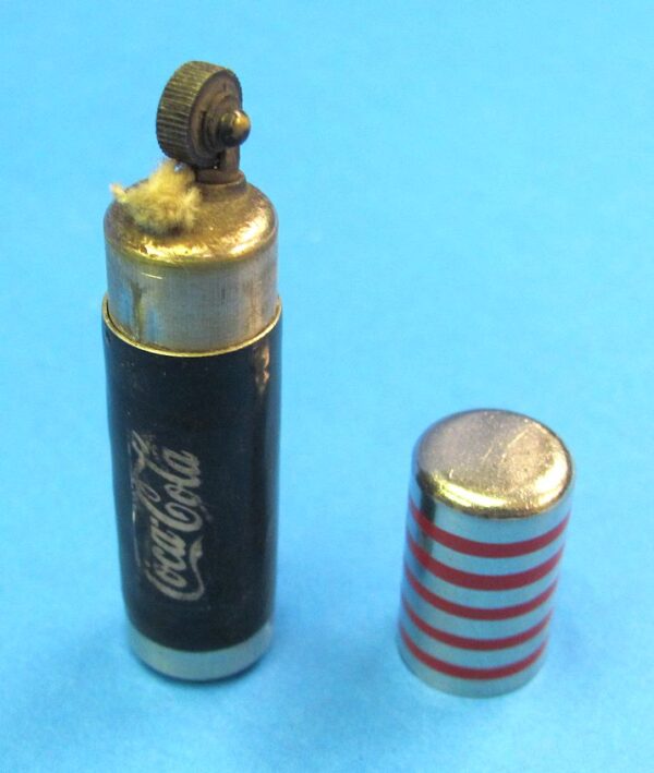 Vintage Coca Cola Cylinder Lighter-4