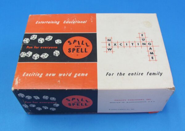 Vintage Spill and Spell Game From 1959